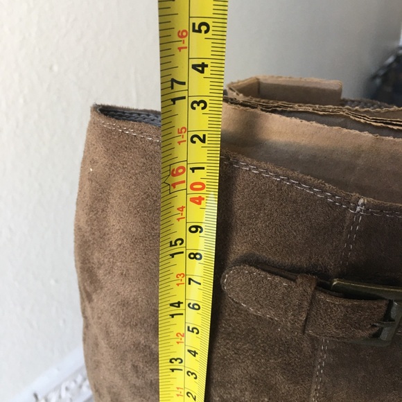 nicole boots.  8M, soft slouchy fabric, pull on, camel/brown - Picture 10 of 12